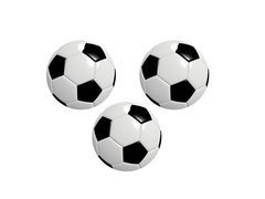 Zawieszki na butelki z wstążeczką Piłka Nożna - 12 szt.