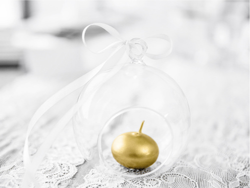 Tasiemka satynowa, biała , 6 mm / 25 m, 1 szt.