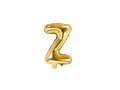 Balon foliowy litera "Z" złota - 35 cm